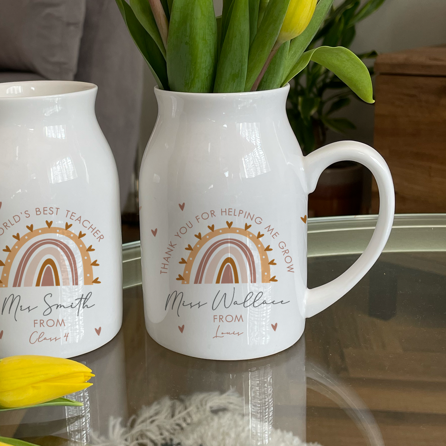 Personalised Teacher Vase