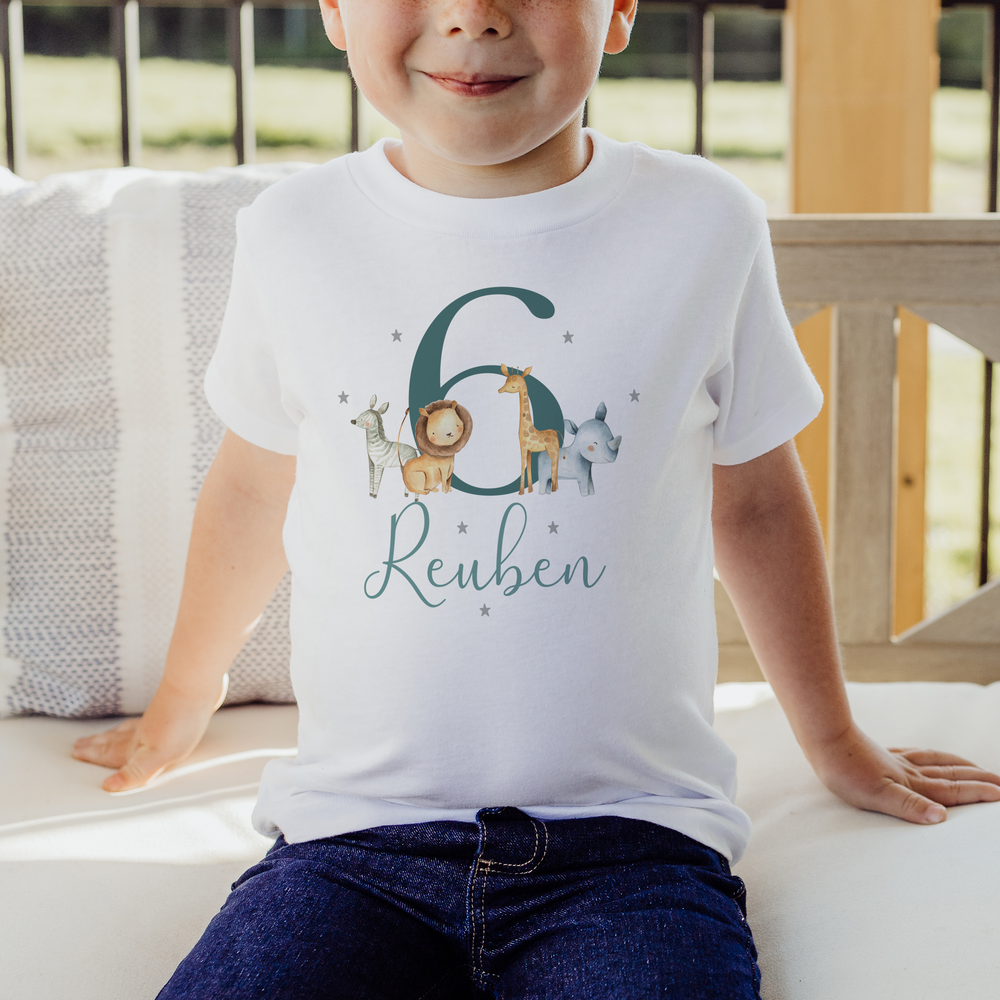 
                      
                        Personalised First Birthday Jungle T-Shirt & Baby Vest
                      
                    