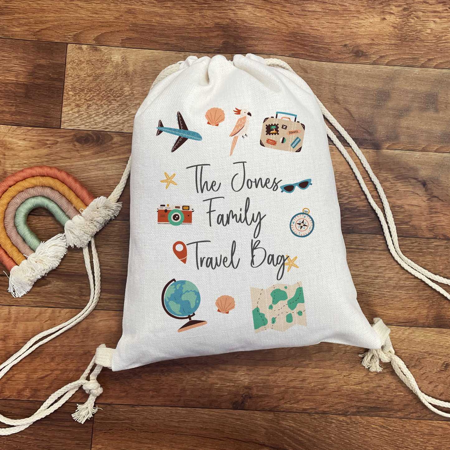 Personalised Family Travel Bag