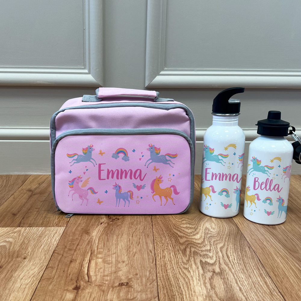 
                  
                    Personalised Unicorn Lunch Box & Bottle Set
                  
                