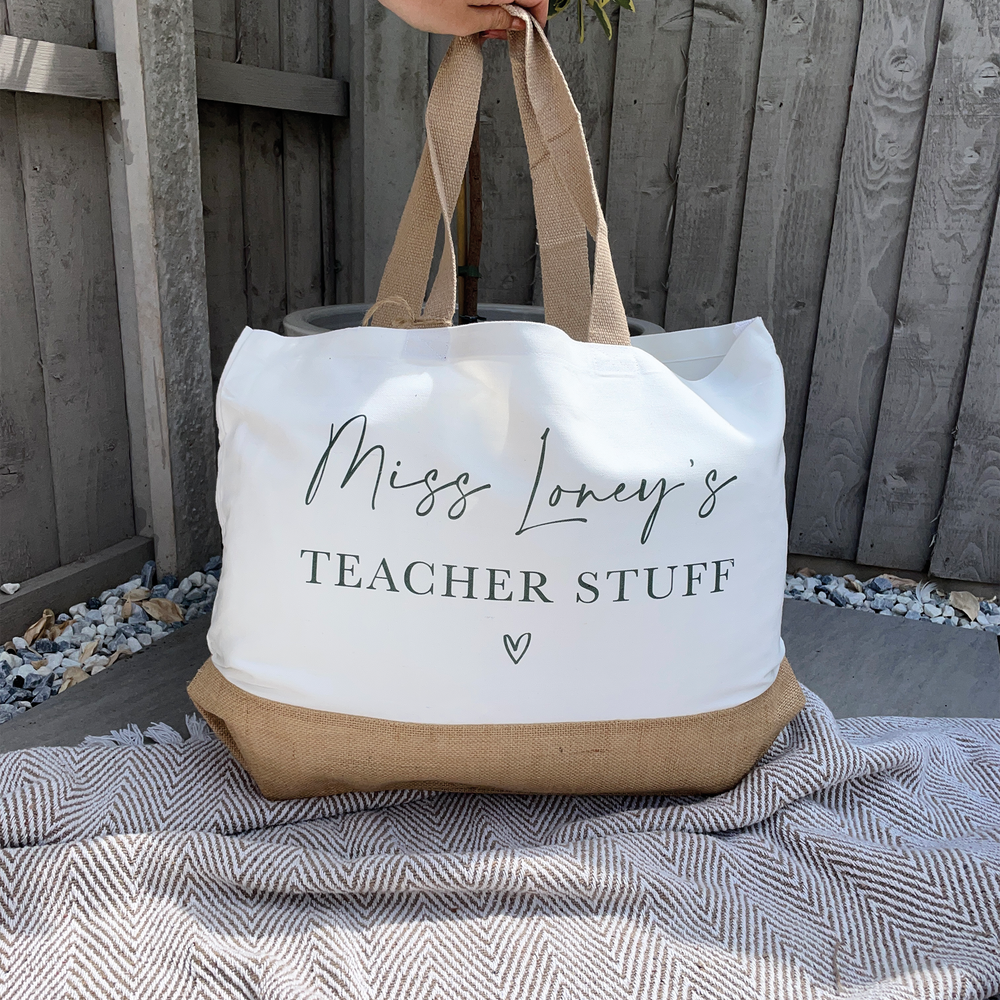 Personalised Teacher Stuff Bag
