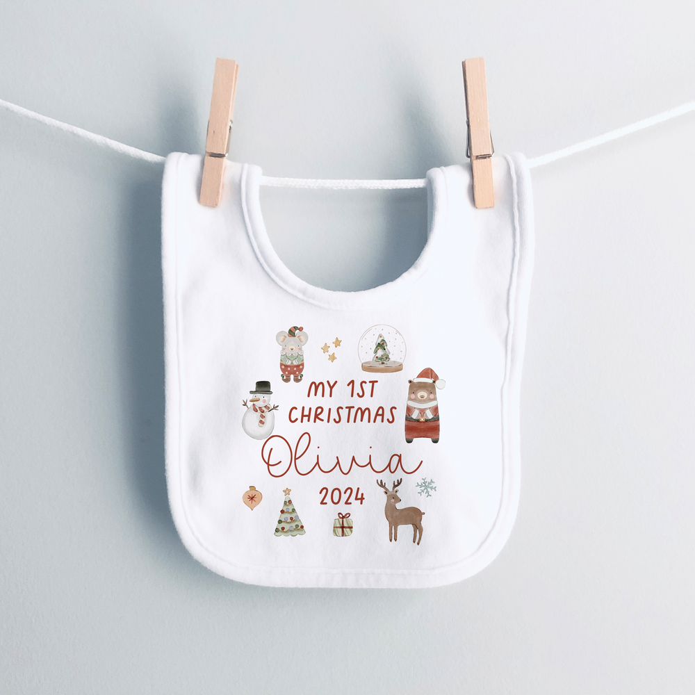 
                      
                        Personalised First Christmas Baby Vest & Sleepsuit
                      
                    