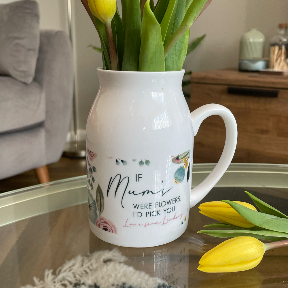 Personalised I'd Pick You Mother's Day Jug Vase
