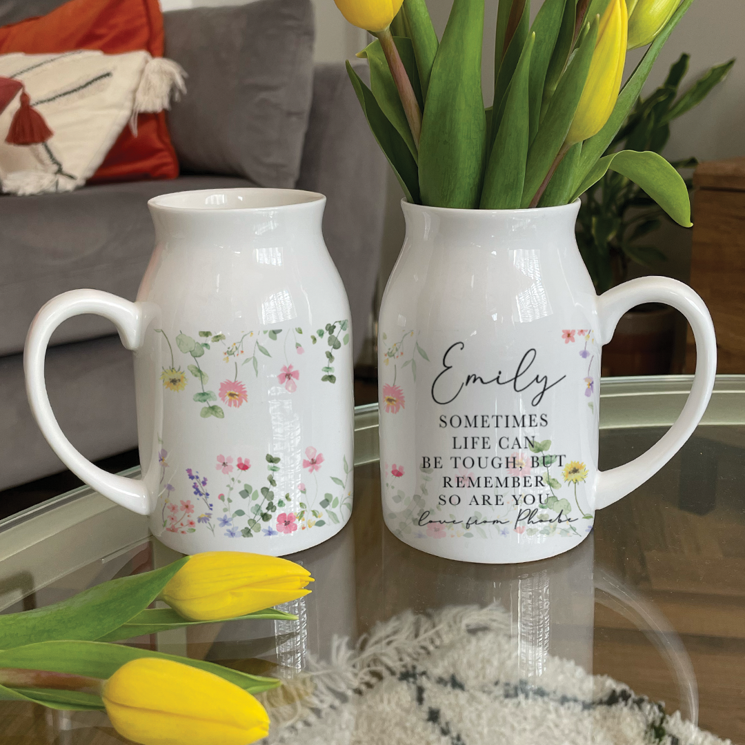 Personalised Thinking of You Vase