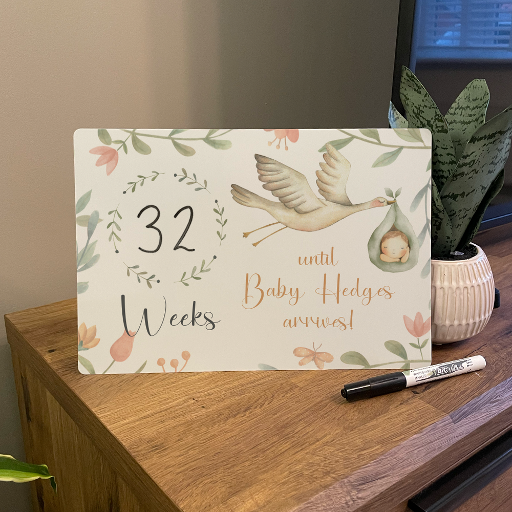 
                  
                    Personalised Pregnancy Countdown Sign
                  
                