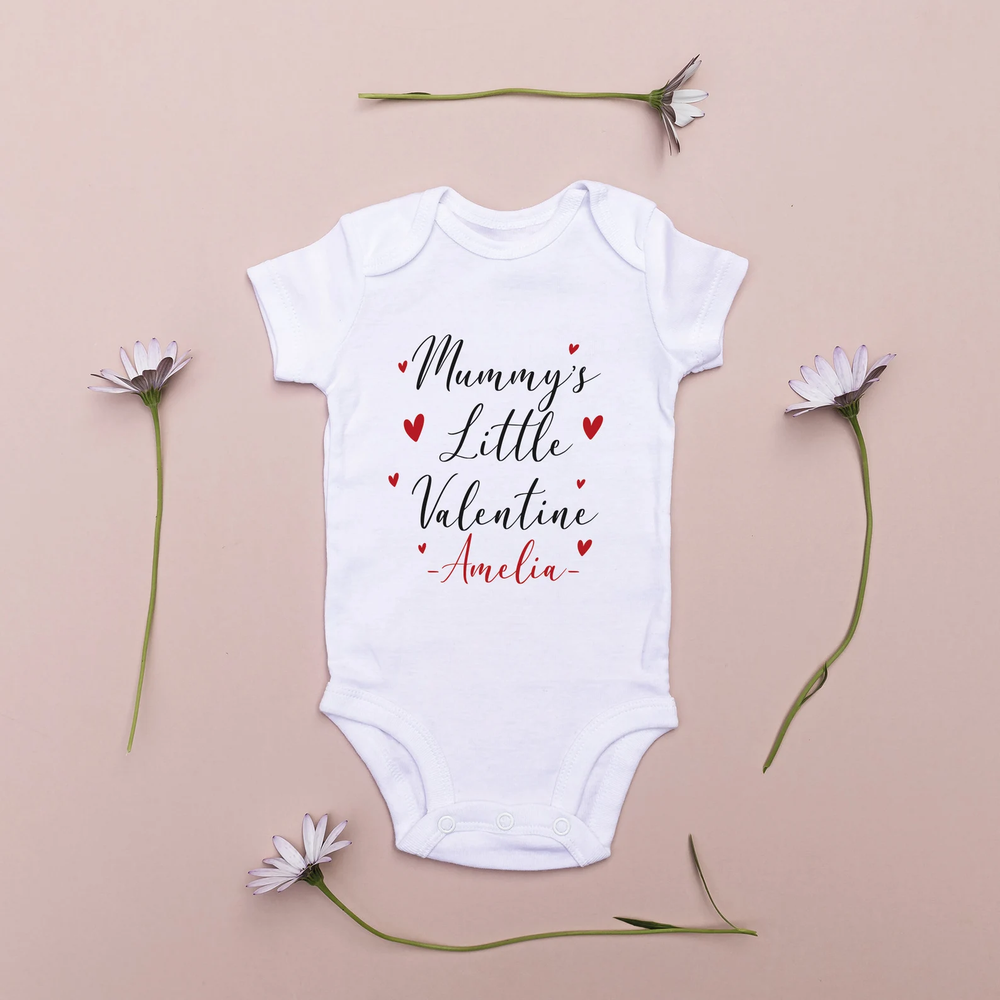 
                  
                    Personalised Mummy / Daddy's Little Valentine Baby Onesie
                  
                
