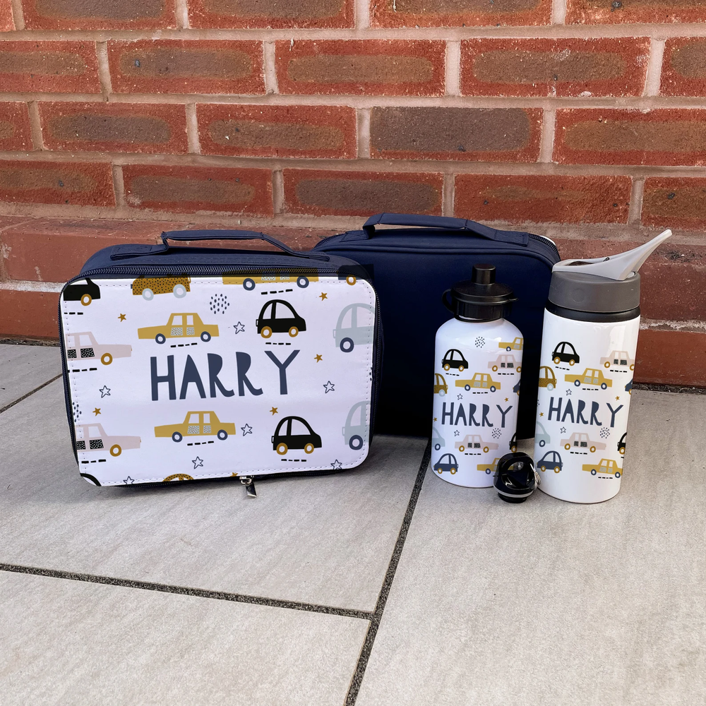 
                  
                    Personalised Car Lunch Box & Bottle Set
                  
                