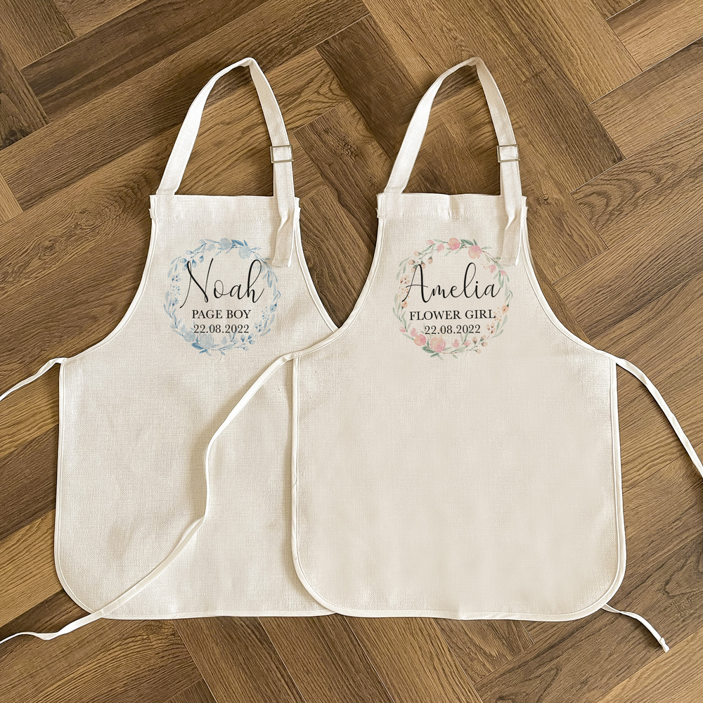 
                      
                        Personalised Flower Girl / Page Boy Apron
                      
                    