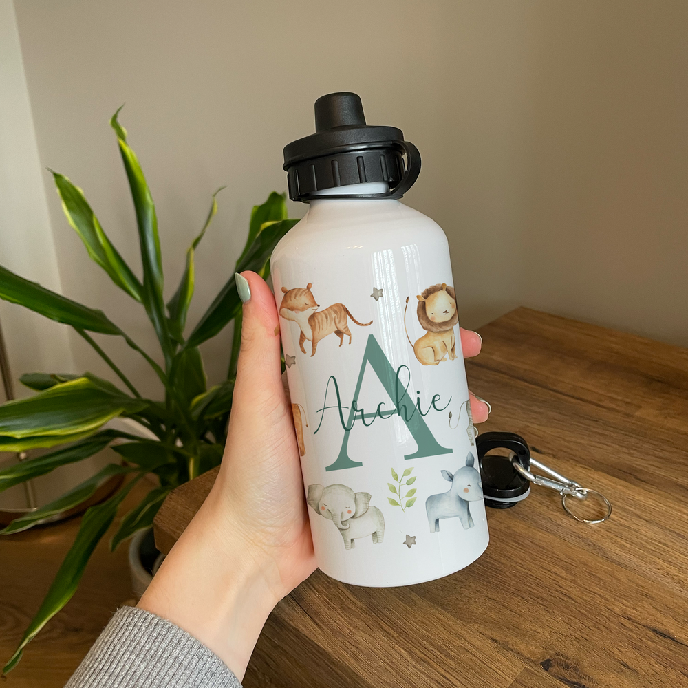 Personalised Jungle Water Bottle