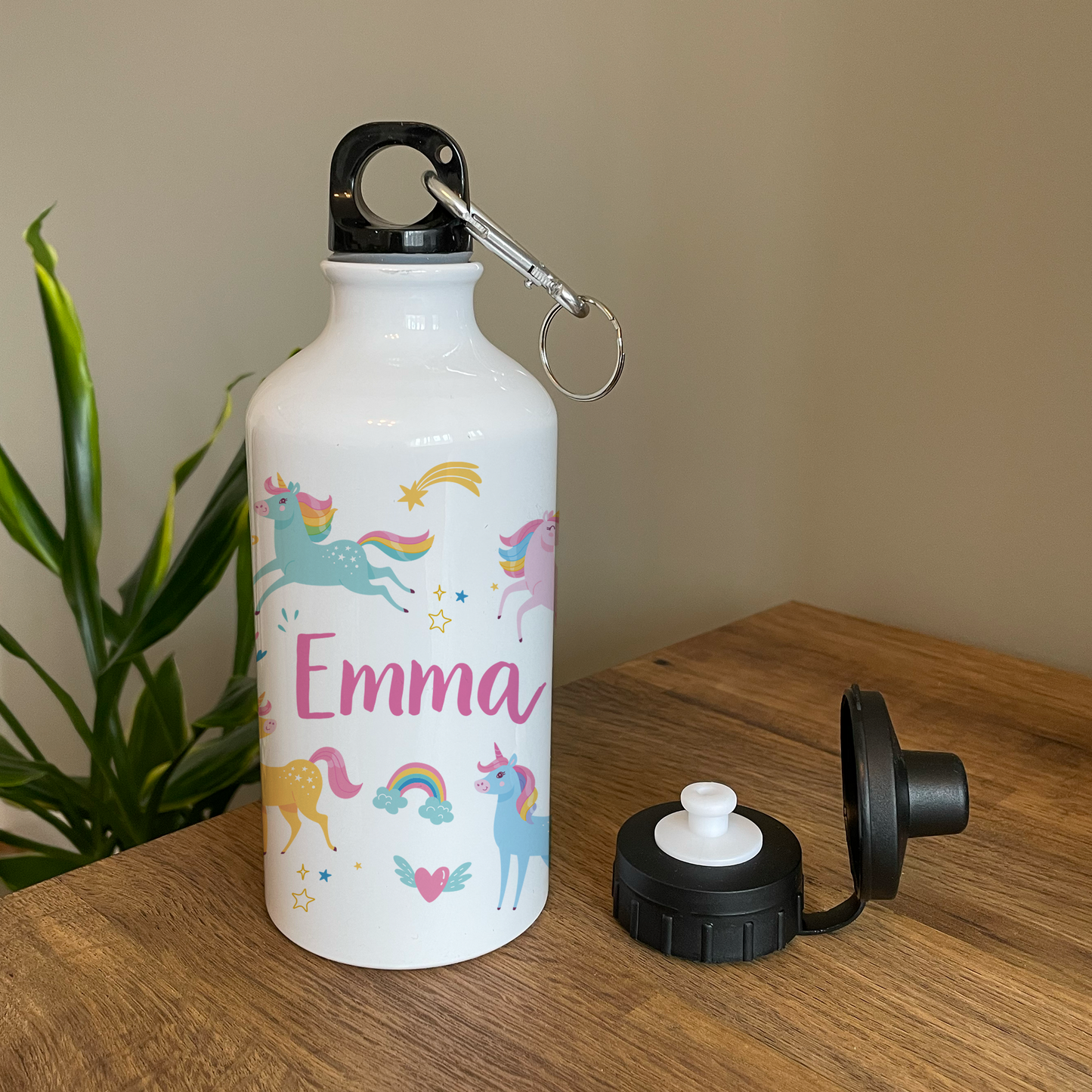 Personalised Unicorn Water Bottle