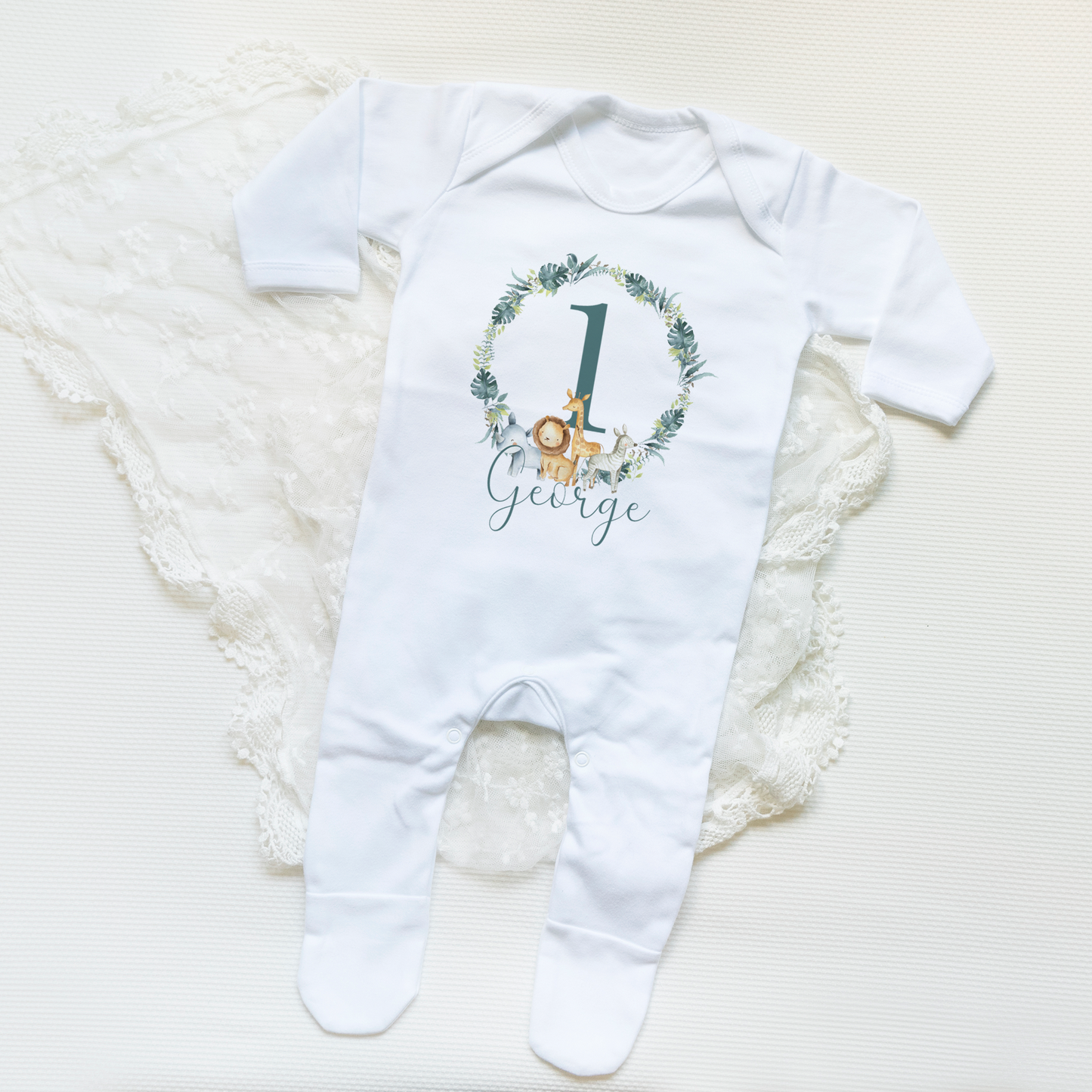 
                  
                    Personalised First Birthday Jungle T-Shirt & Baby Vest
                  
                
