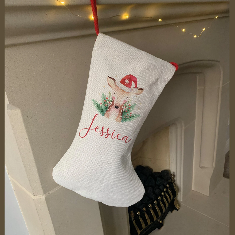 
                      
                        Personalised Reindeer Stocking
                      
                    