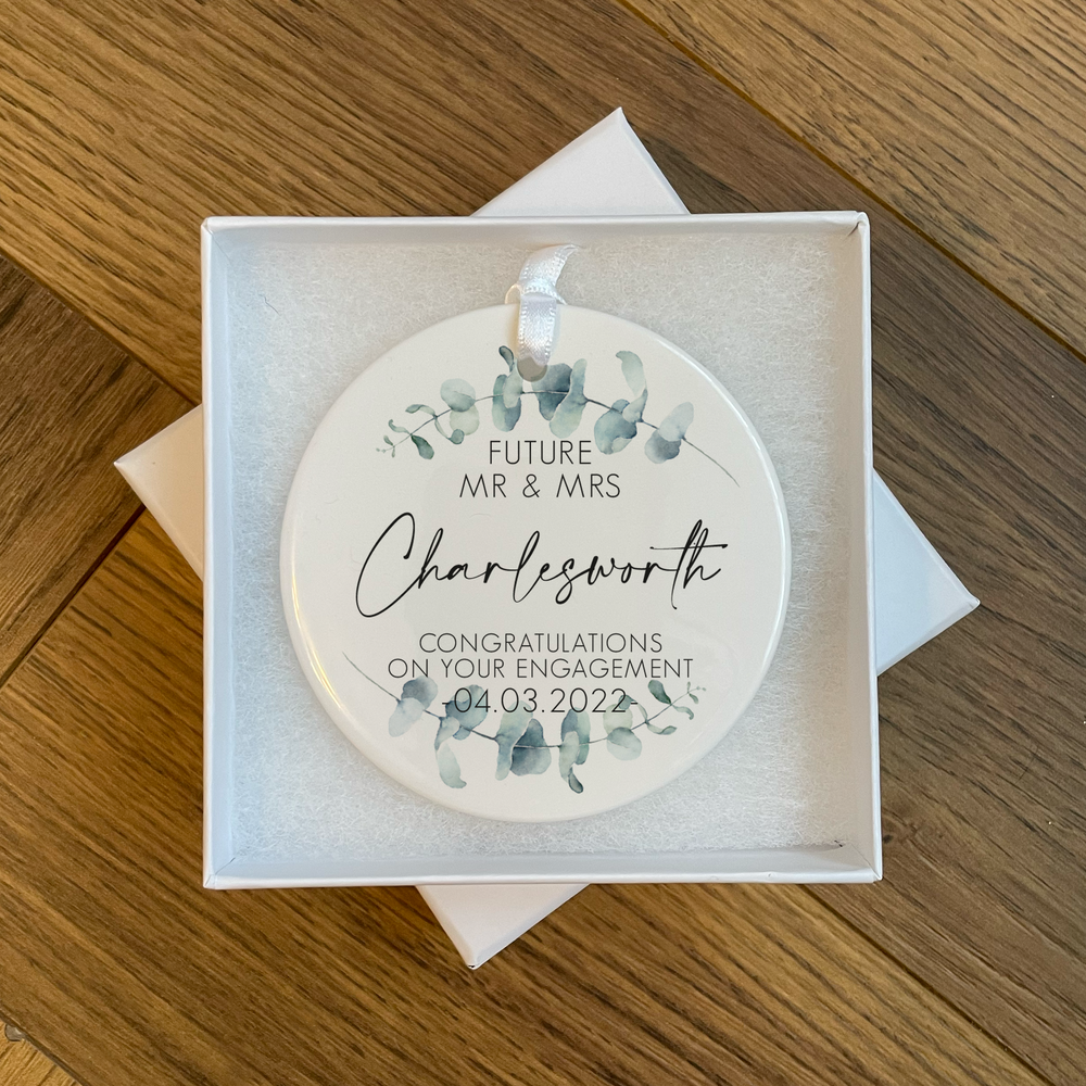 Personalised Engagement Ornament