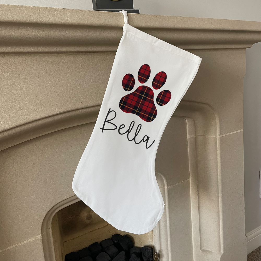 Personalised Paw Stocking