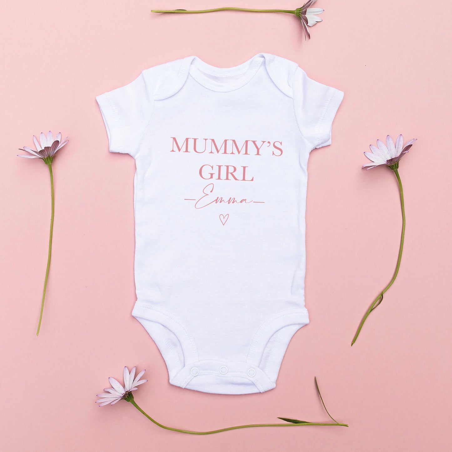 
                  
                    Personalised Mummy's Girl / Mummy's Boy Baby Vest
                  
                