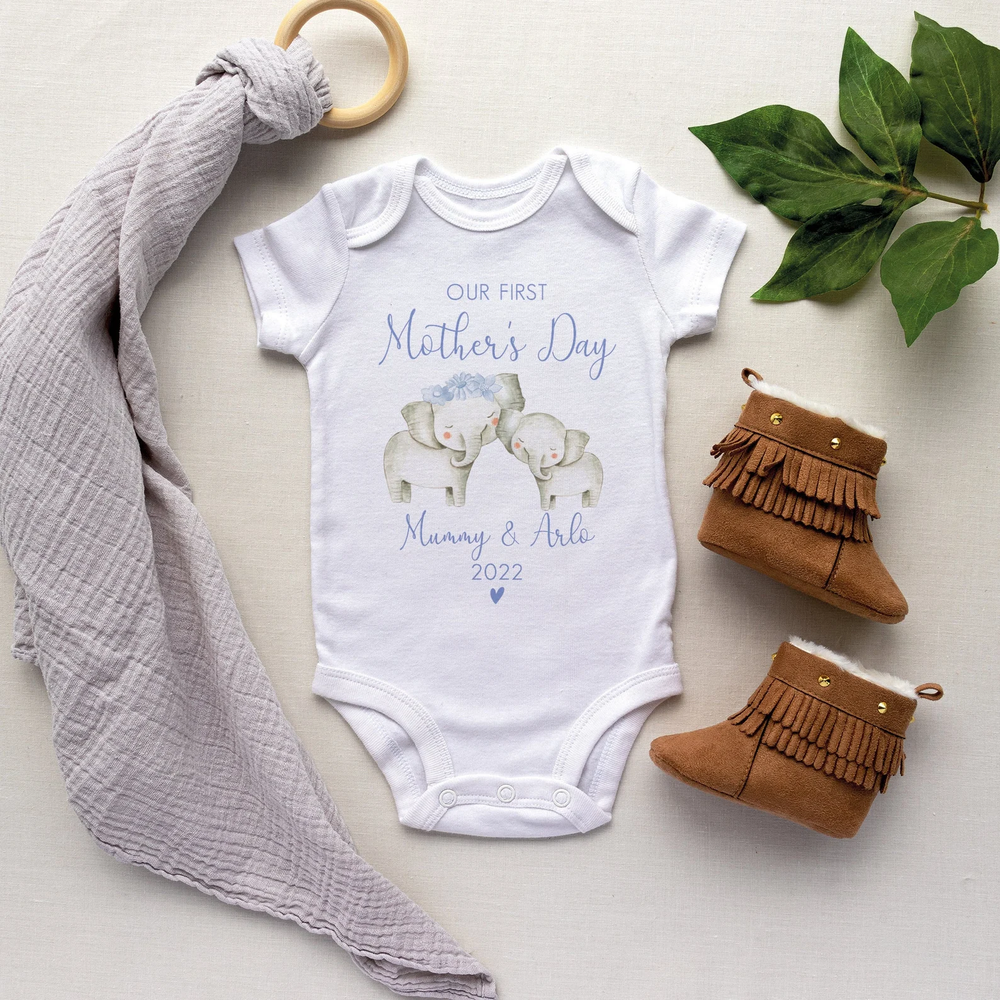 
                      
                        Personalised First Mother's Day Baby Vest and Sleepsuit
                      
                    