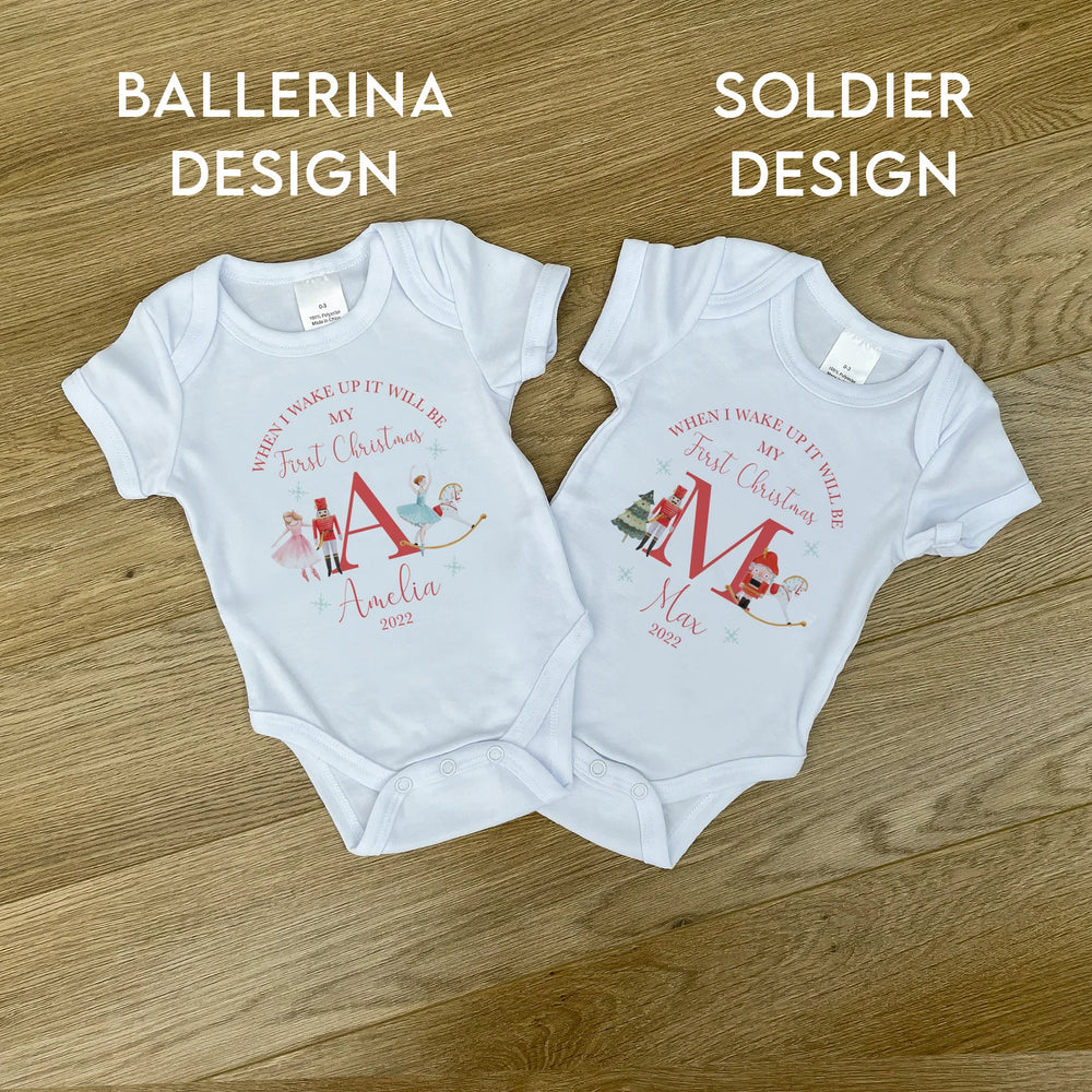 
                      
                        Personalised First Christmas Baby Vest & Sleepsuit
                      
                    