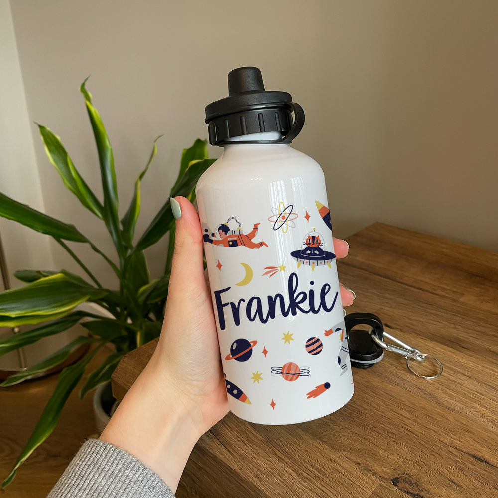 Personalised Space Water Bottle