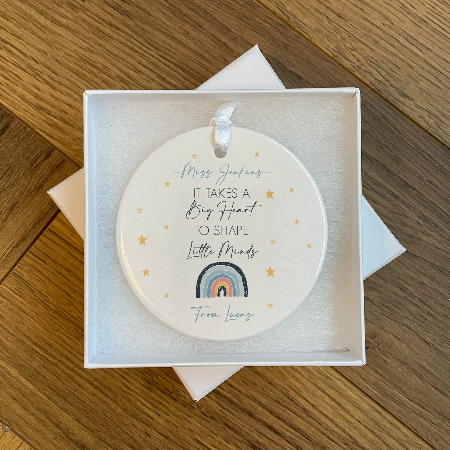 
                  
                    Personalised Thank You Teacher Ornament
                  
                