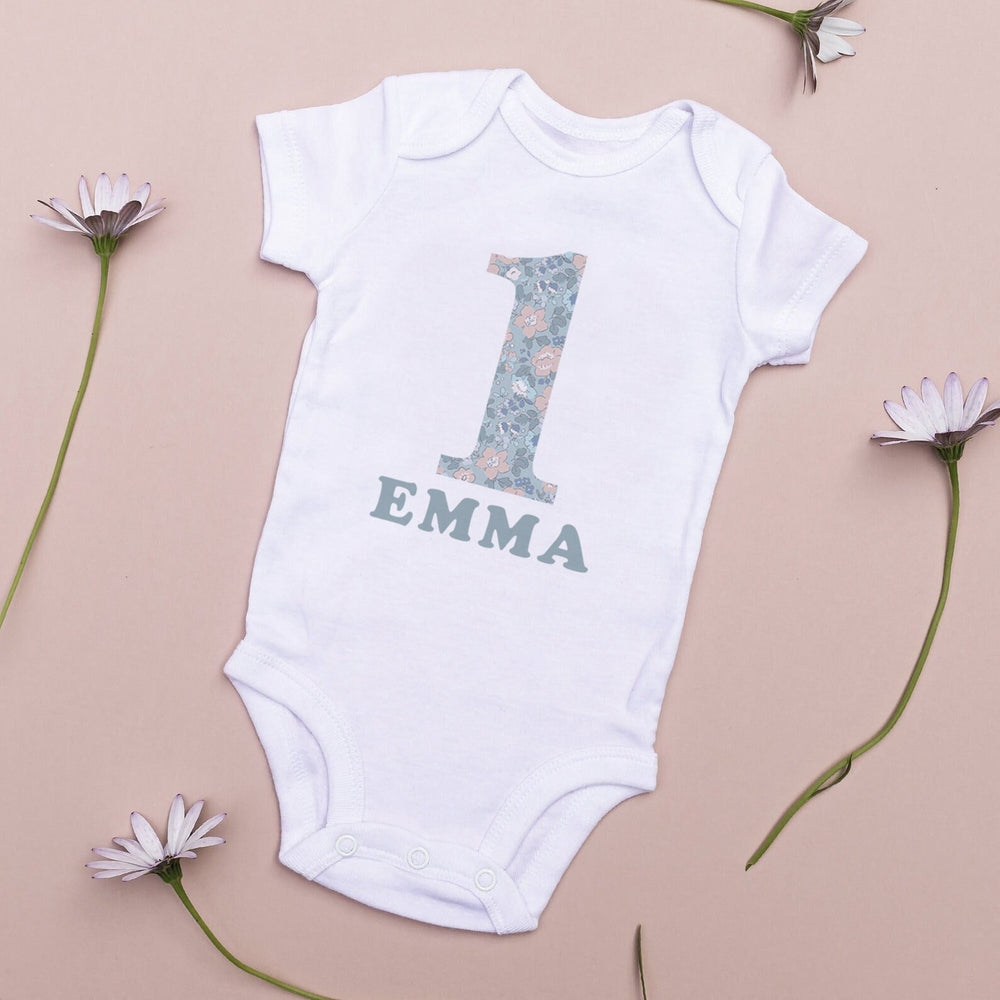 
                      
                        Personalised Floral 1st Birthday Baby Vest
                      
                    