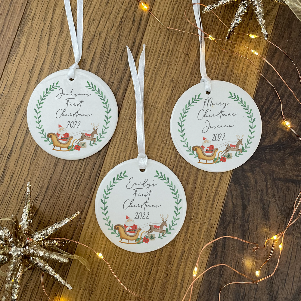 
                      
                        Personalised Santa's Sleigh Christmas Decoration
                      
                    