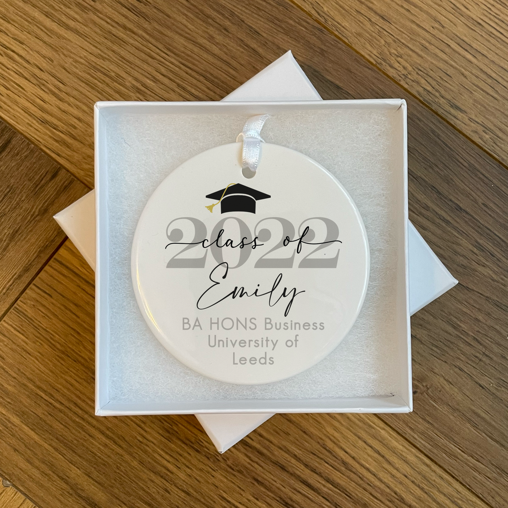 Personalised Graduation Ornament