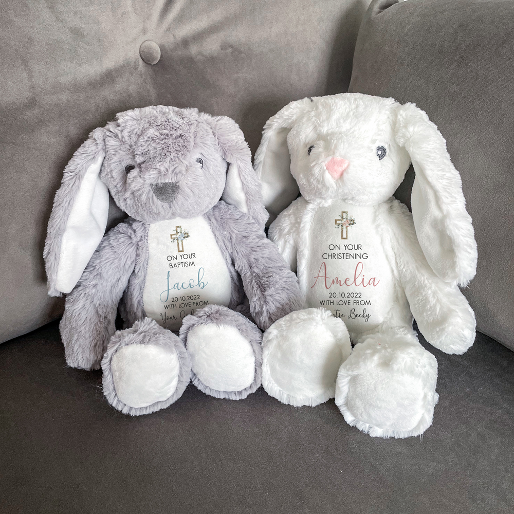 
                      
                        Personalised Christening Bunny
                      
                    