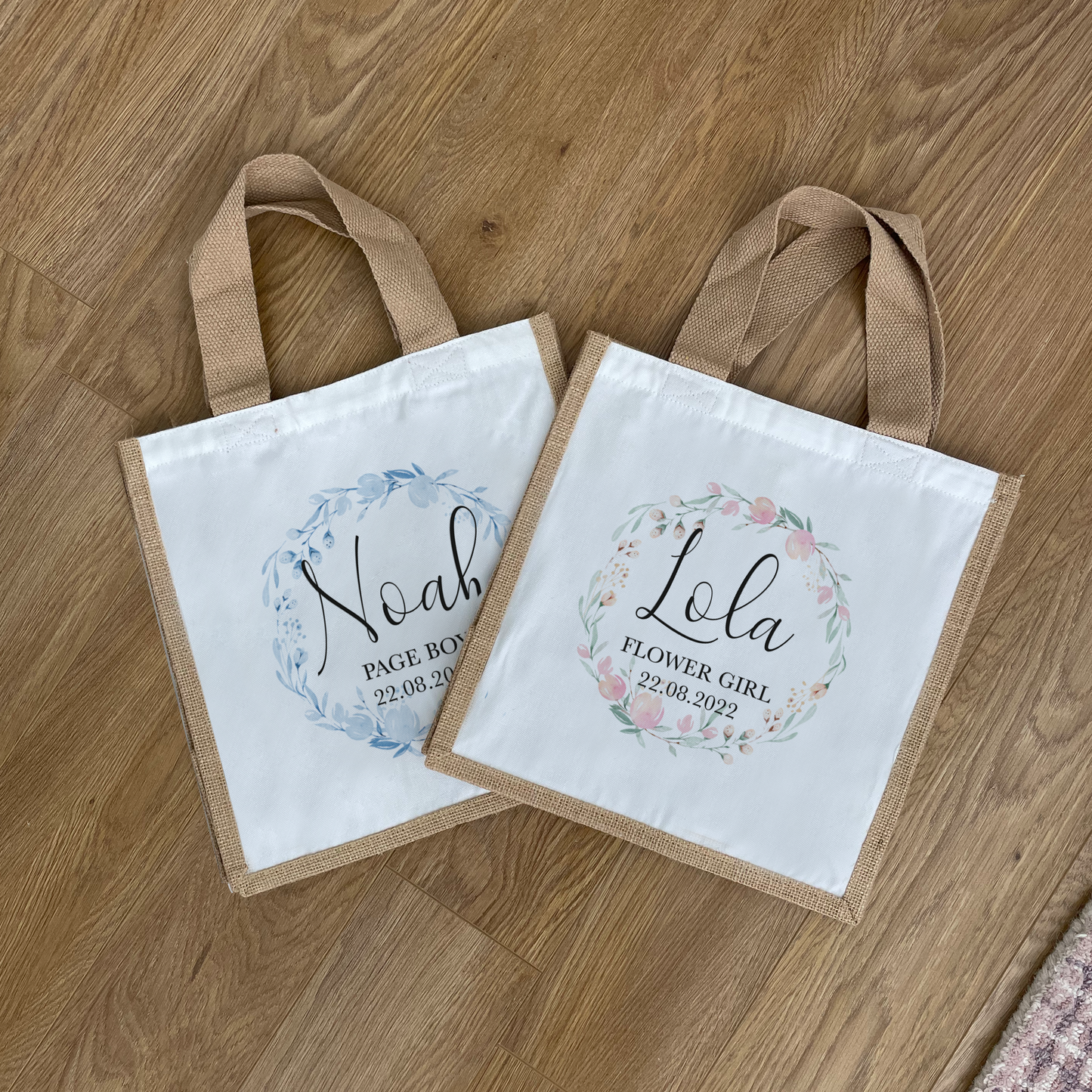 Personalised Flower Girl / Page Boy Bags