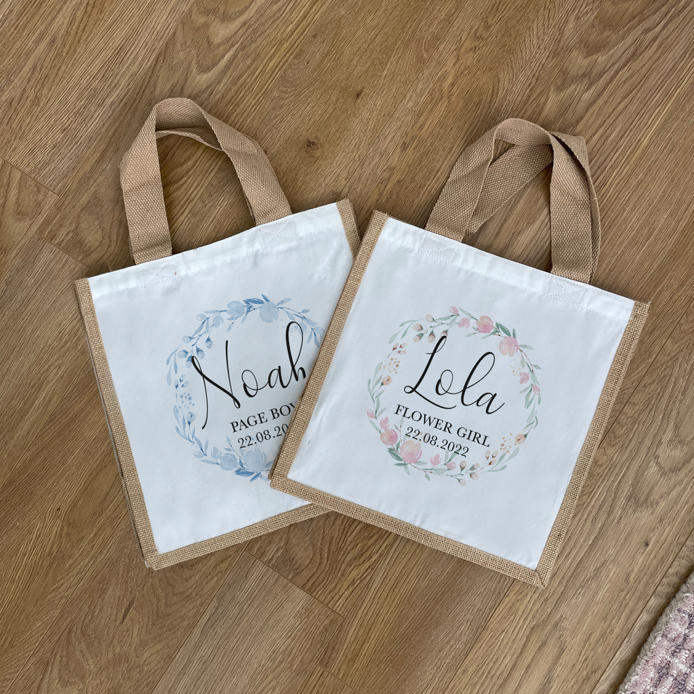 
                  
                    Personalised Flower Girl / Page Boy Bags
                  
                
