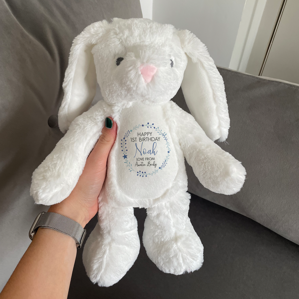 
                      
                        Personalised First Birthday Bunny Teddy
                      
                    