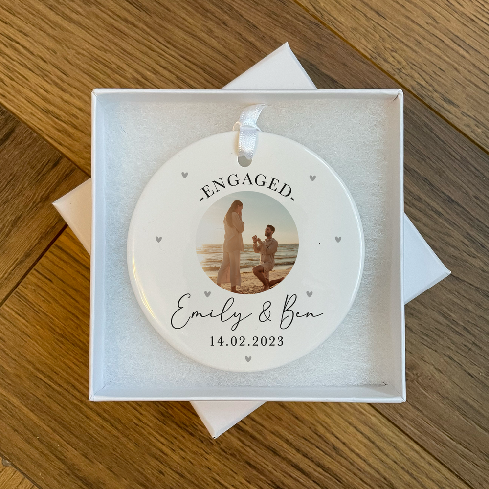 
                  
                    Personalised Engagement Ornament
                  
                