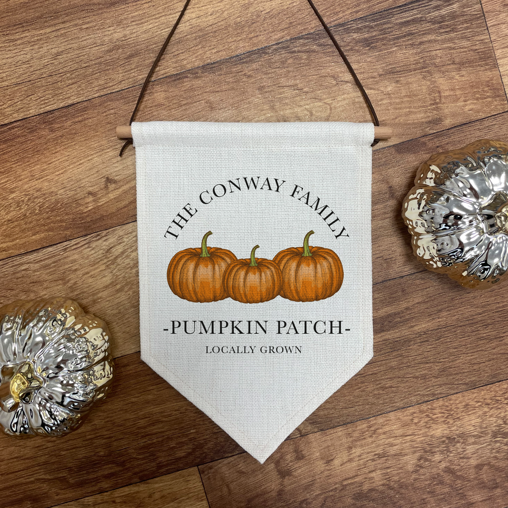 
                  
                    Personalised Pumpkin Patch Flag
                  
                