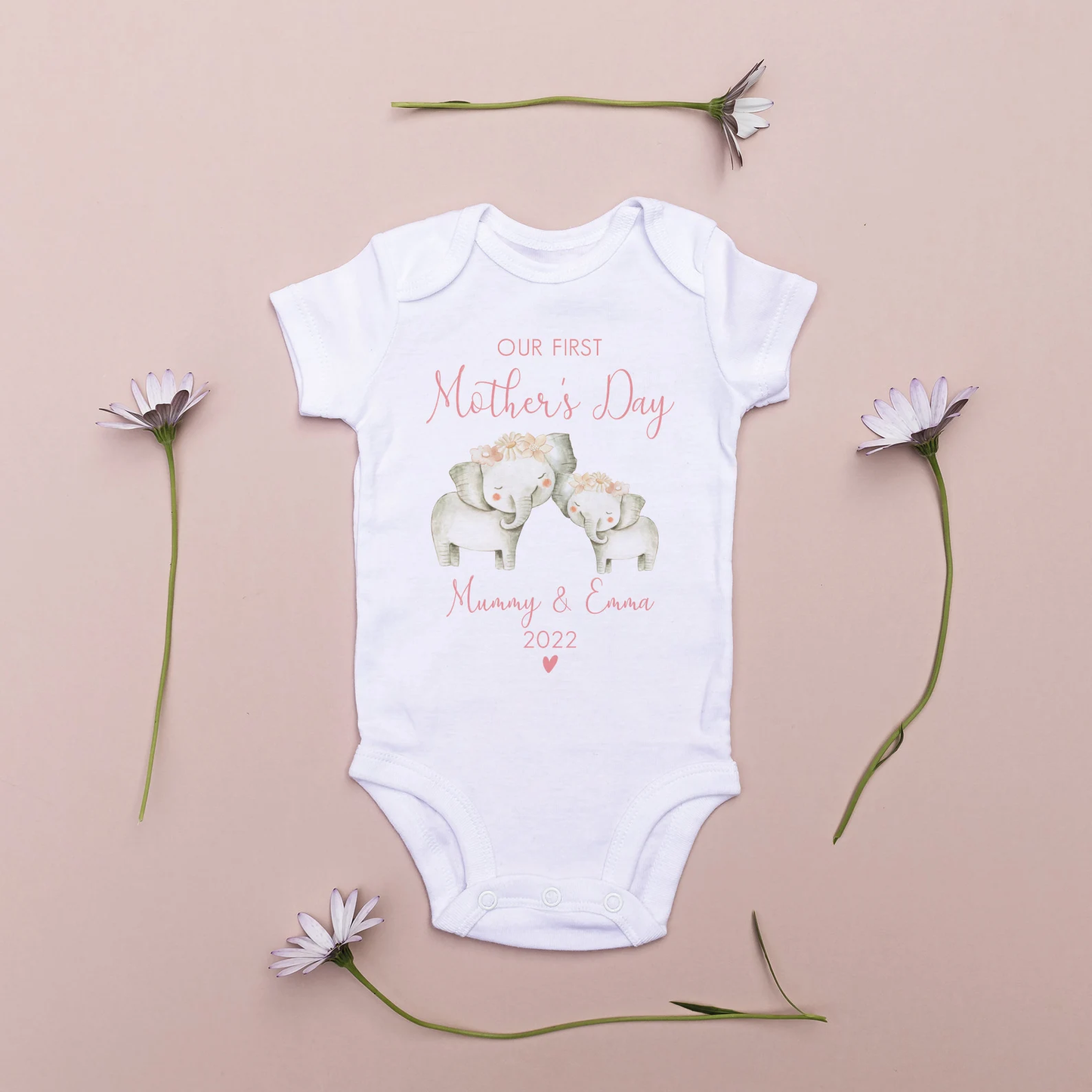 
                  
                    Personalised First Mother's Day Baby Onesie
                  
                