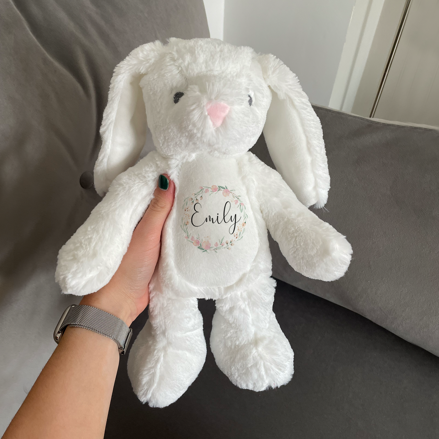 
                  
                    Personalised Floral Wreath Bunny Rabbit
                  
                