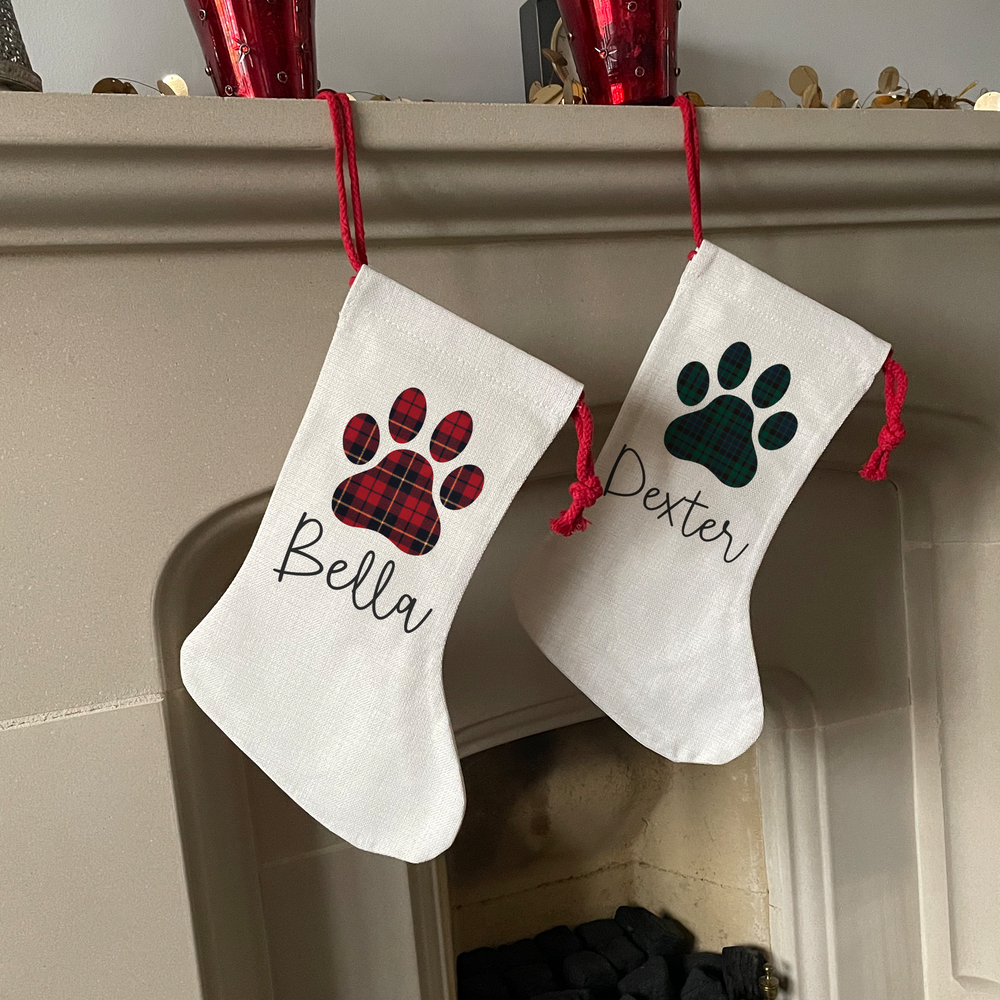 
                  
                    Personalised Paw Stocking
                  
                