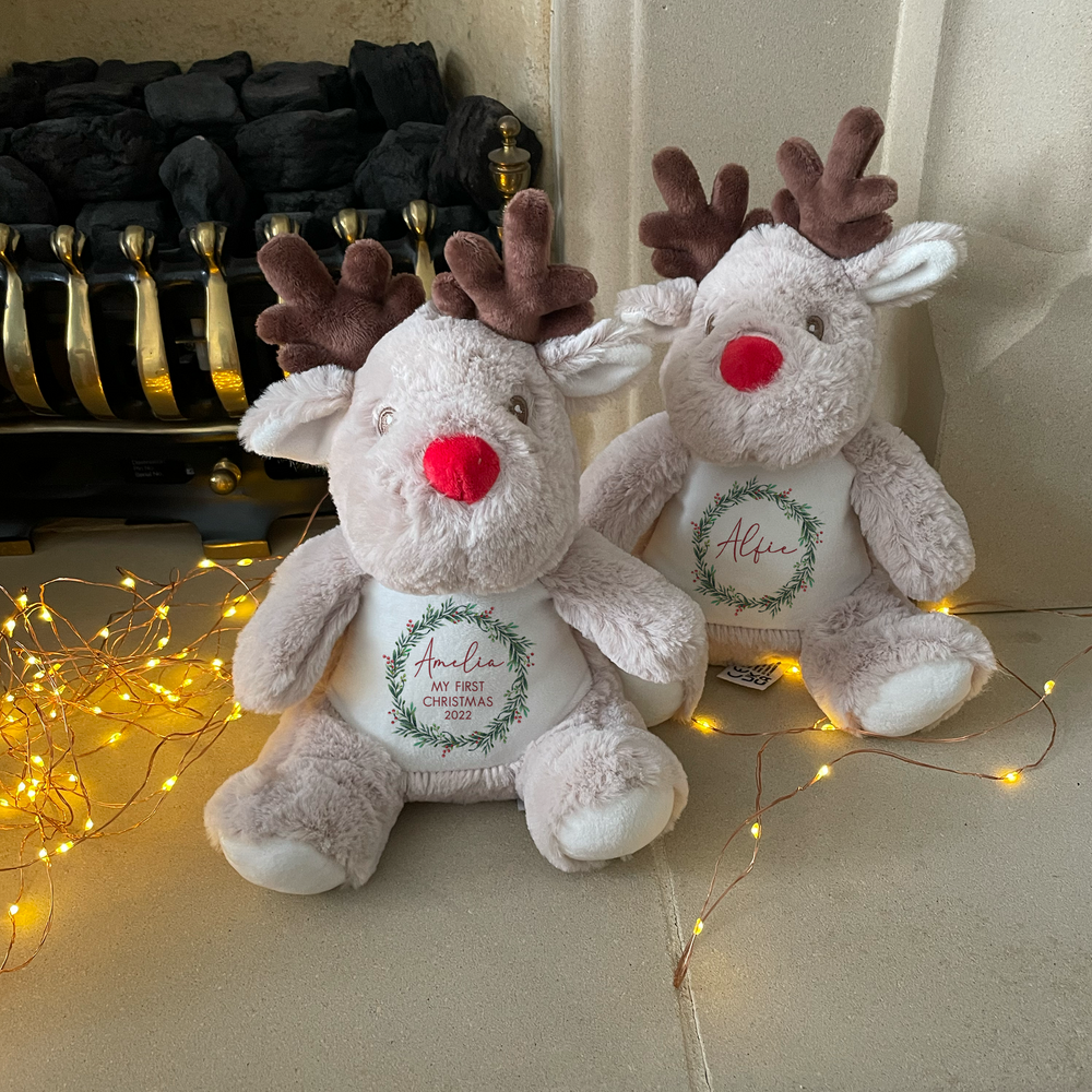 
                  
                    Personalised First Christmas Reindeer Teddy
                  
                