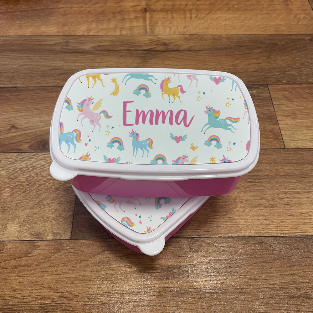 Personalised Unicorn Snack Box