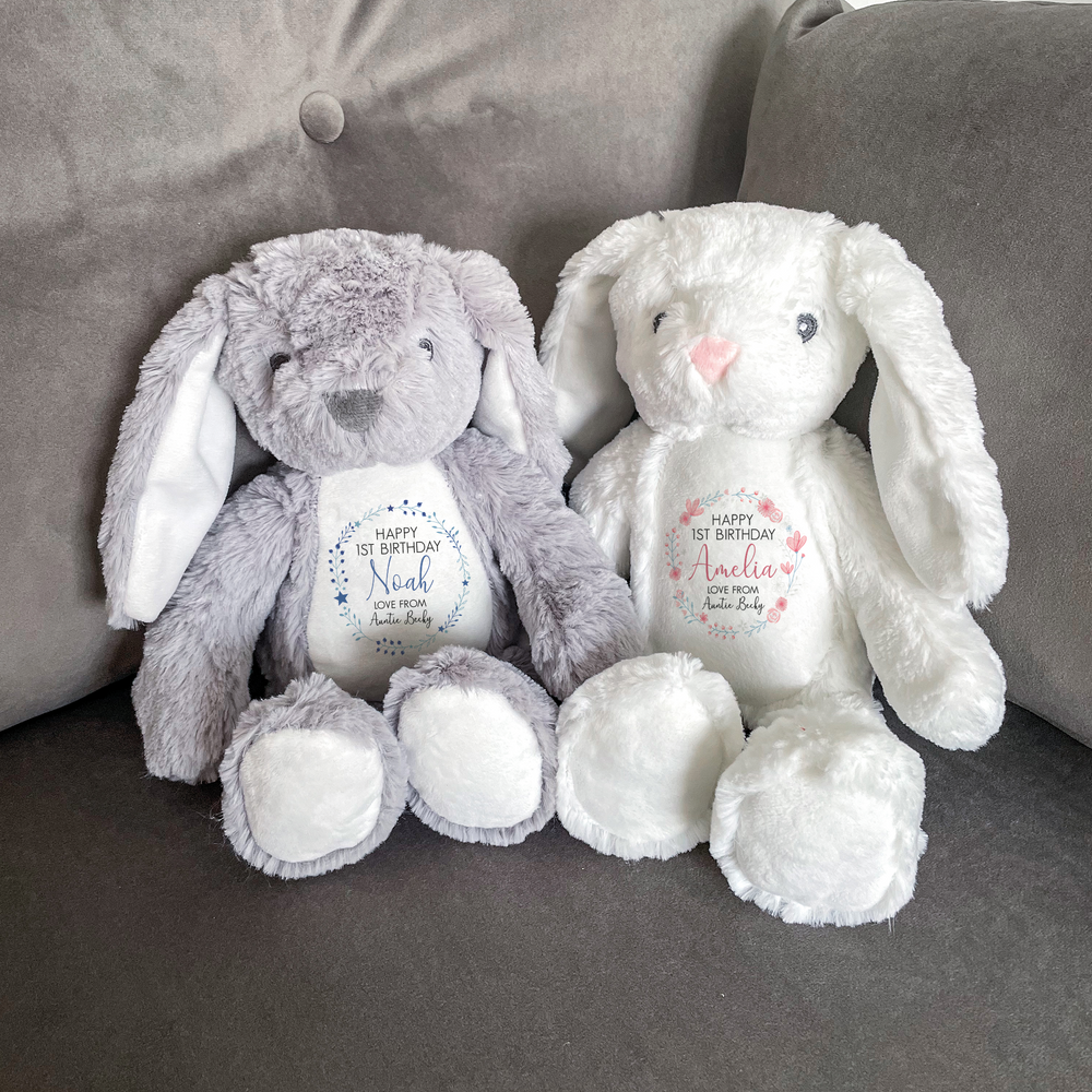 
                      
                        Personalised First Birthday Bunny Teddy
                      
                    