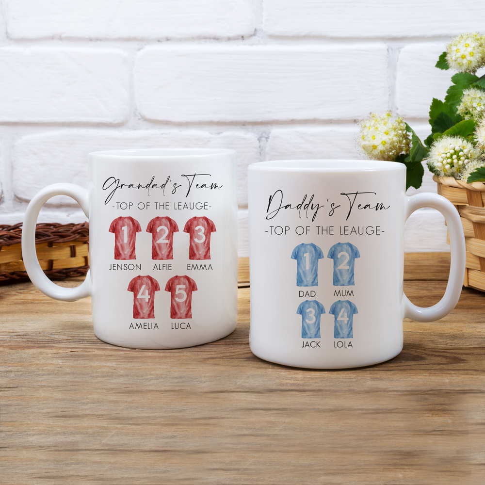 
                      
                        Personalised Football Team Father's Day Mug
                      
                    