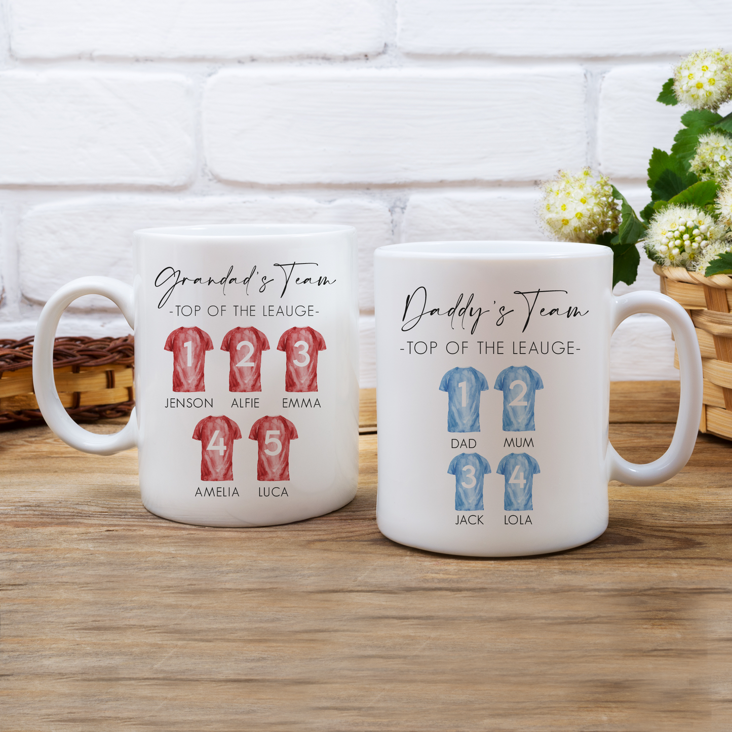 
                  
                    Personalised Football Team Father's Day Mug
                  
                