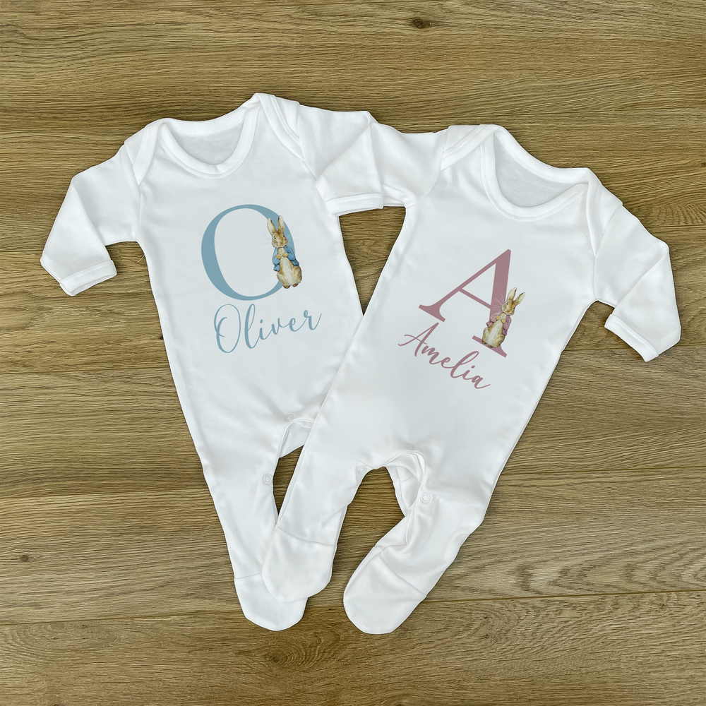 
                      
                        Personalised Peter Rabbit Initial Baby Grow
                      
                    