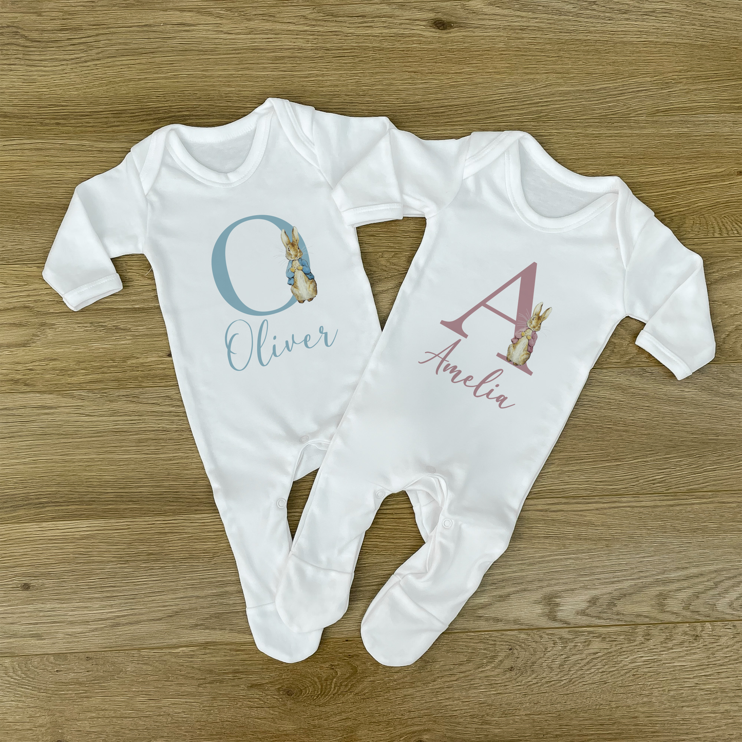 Personalised initial baby sales clothes