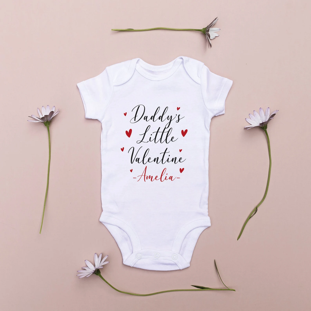 
                      
                        Personalised Mummy / Daddy's Little Valentine Baby Vest and Sleepsuit
                      
                    