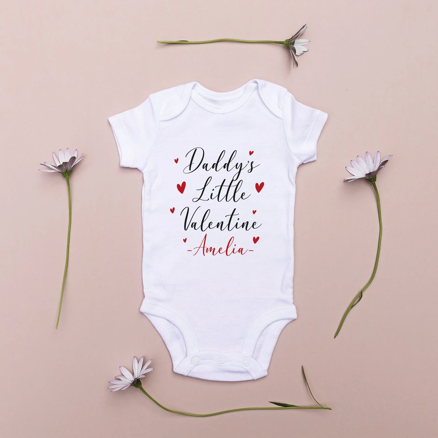 
                  
                    Personalised Mummy / Daddy's Little Valentine Baby Onesie
                  
                