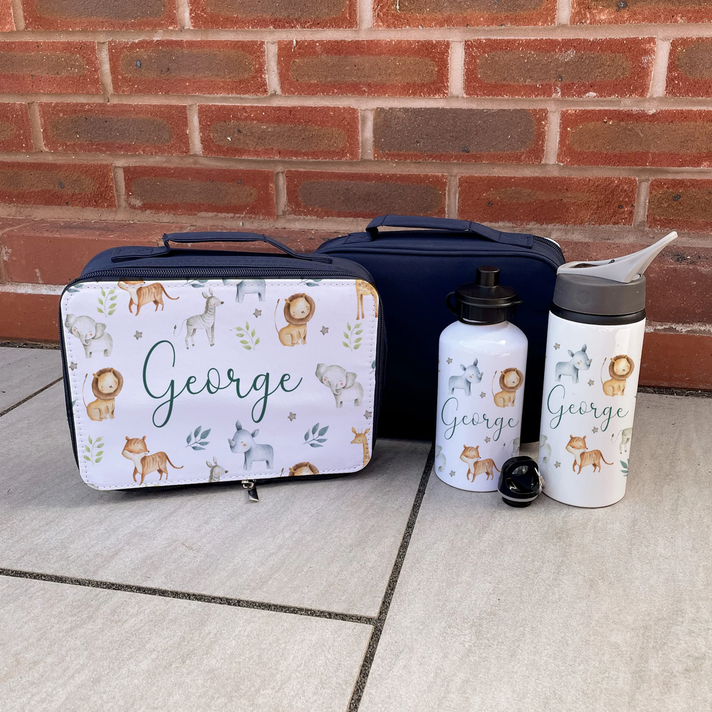 
                      
                        Personalised Jungle Lunch Box & Bottle Set
                      
                    