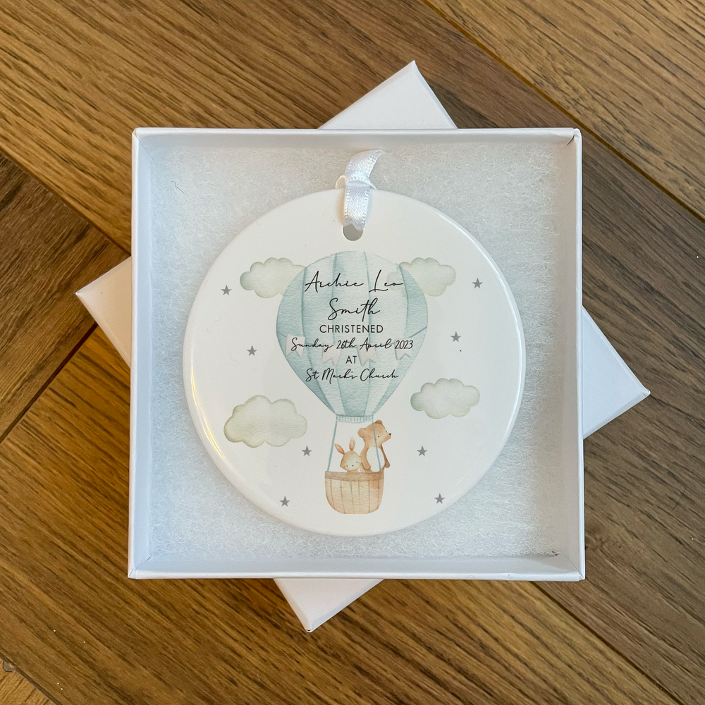 Personalised Christening / Baptism Ornament