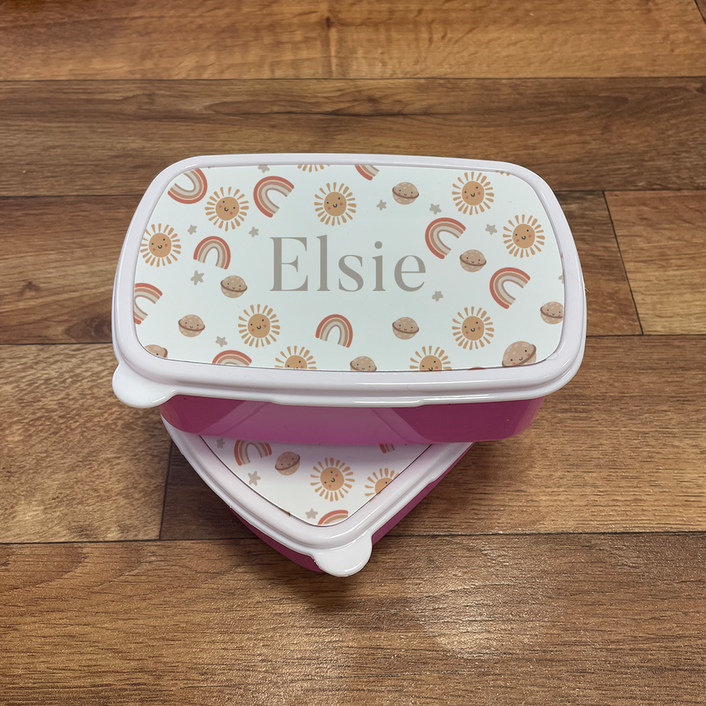 Personalised Sunshine & Rainbows Snack Box