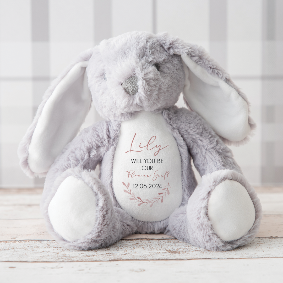 Personalised Flower Girl & Page Boy Bunny Rabbit